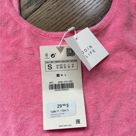 Women's Pink Tank Top - Picture 2 of 2